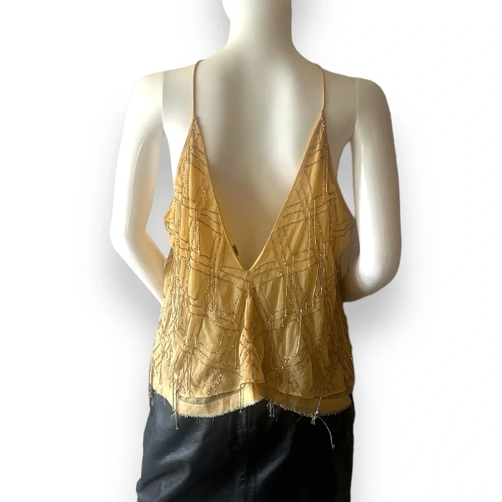 84 free people top beaded tassels - Picture 2 of 3